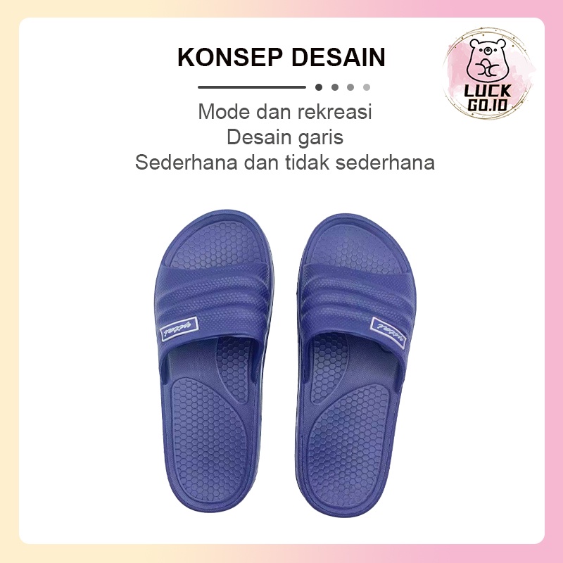 Sandal Pria Karet Anti Slip Sandal Kasual Rumah Yang Menebal 2022 Baru Sandal Murah Yitai Sandal