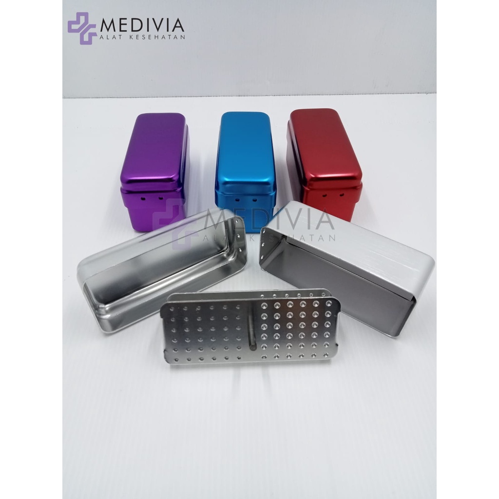 DENTAL ENDOBOX 72 HOLE ENDO BOX K-FILE HOLDER BOX TEMPAT KOTAK ENDODONTIC KFILE FILE FILES