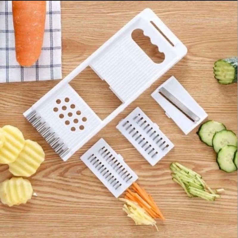 parutan multifungsi 4 in 1 parutan wortel sayur alat pemotong buah dan sayur