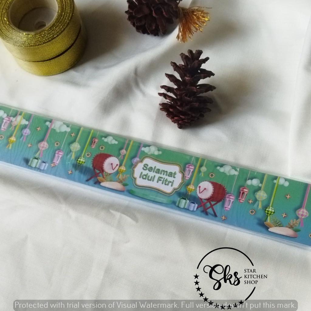 

New green-paperbelt pita toples sleeve parcel hampers lebaran idul fitri