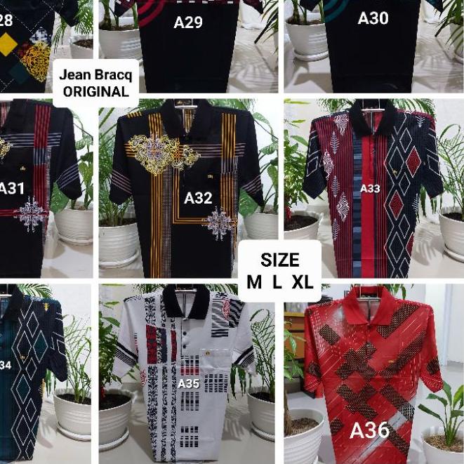 BISA COD ✔️KAOS KOREA IMPORT PREMIUM M L XL - KAOS BAPAK MEREK JEANS BROCQ JEAN BRACQ ORIGINAL BERKE