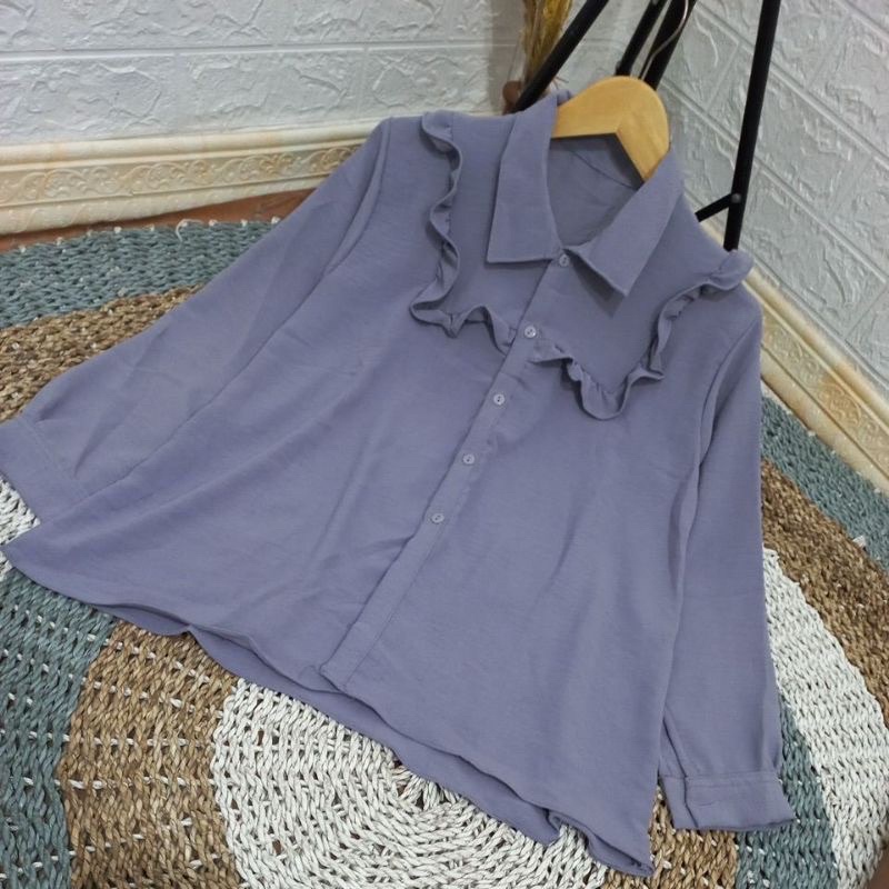 LUNA BLOUSE CRINKLE / OUTFIT CRINKLE TERBARU