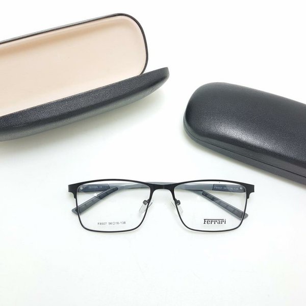 Kacamata frame kacamata minus anti radiasi pria wanita ferrari F8507