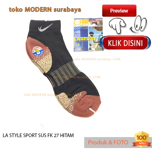 Kaos kaki pendek mata kaki dewasa LA STYLE SPORT SUS FK 27