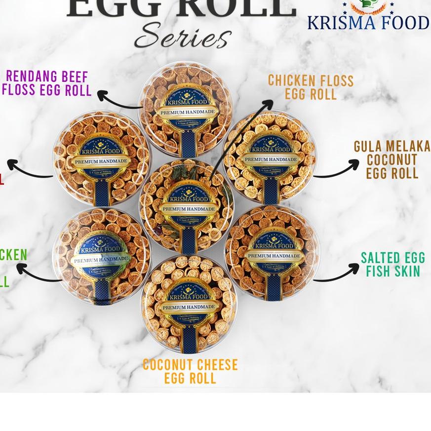 

limited STOCK!Chicken Floss Egg Roll (Semprong Gulung Isi Abon Ayam) | Krisma Food|SQ7
