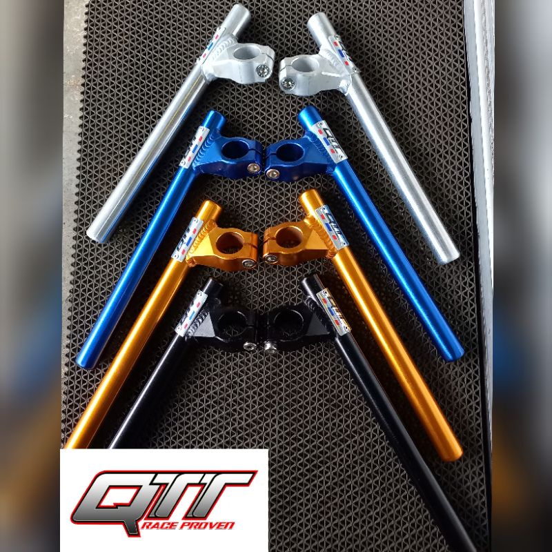 Neo [READY] Stang jepit setang setir dragbike qtt as 33/15 33/21 as 26/15 26/20 26/25 QTT hitam