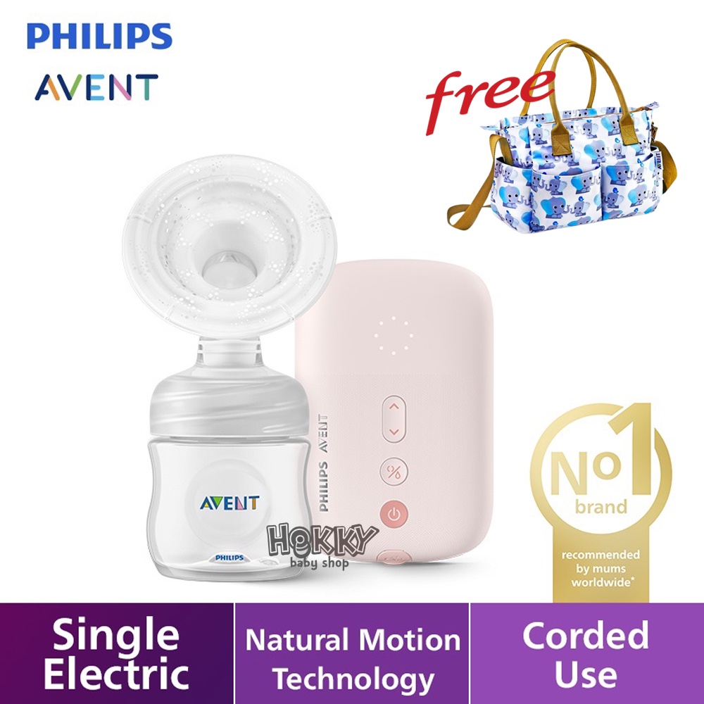 Pompa Asi Elektrik Philips Avent Natural Comfort Single Electric Original Garansi Resmi 2 Tahun