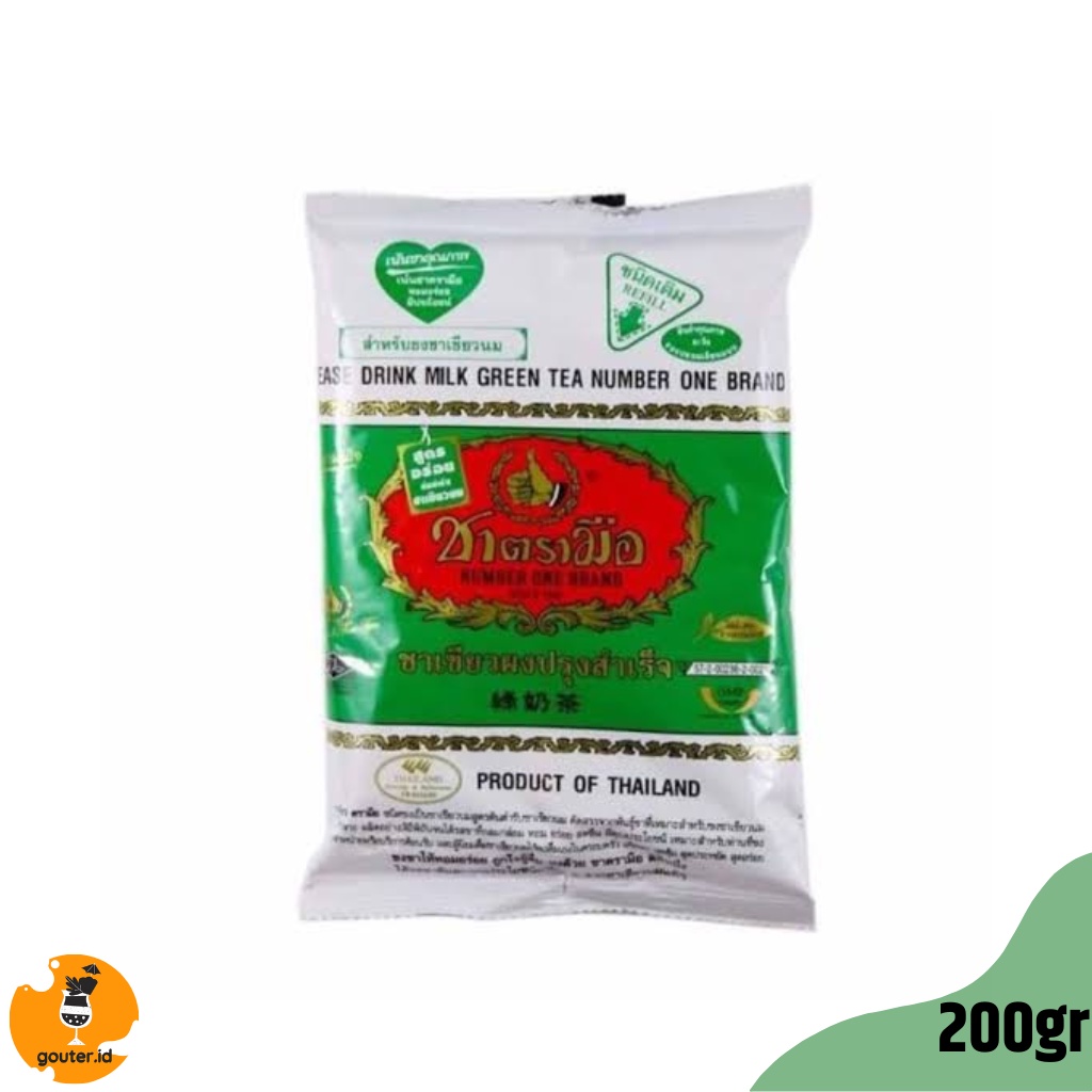 CHATRAMUE GREEN TEA 200GR / TEH HIJAU / BUBUK GREEN TEA / GREEN TEA POWDER / BUBUK MINUMAN GREEN TEA