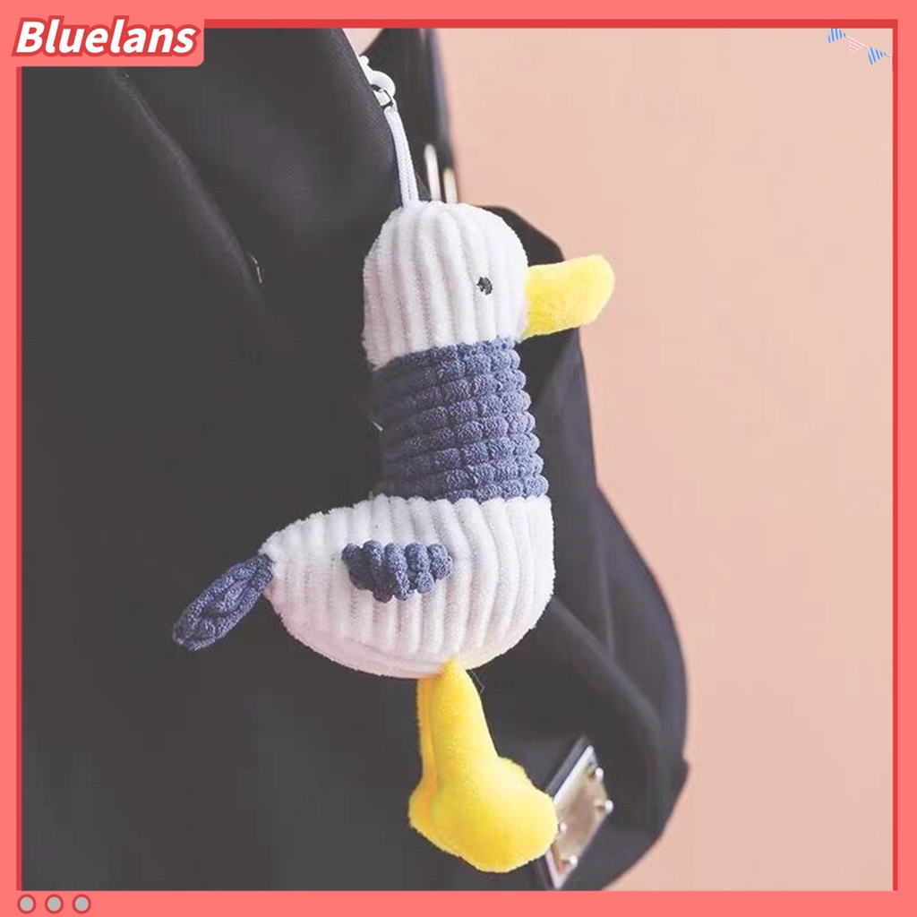 Gantungan Kunci Bentuk Boneka Kartun Bahan Plush Untuk Tas Ransel