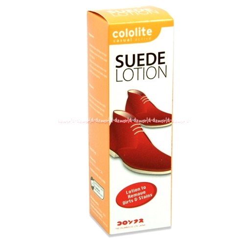 Cololite Suede Lotion Cairan Pembersih Sepatu Bahan Kain Bludru nubuck Bahan Kulit Hewan Lotion to Removes Dirts &amp; Stains Krim Losion Cololait Kololite Sue