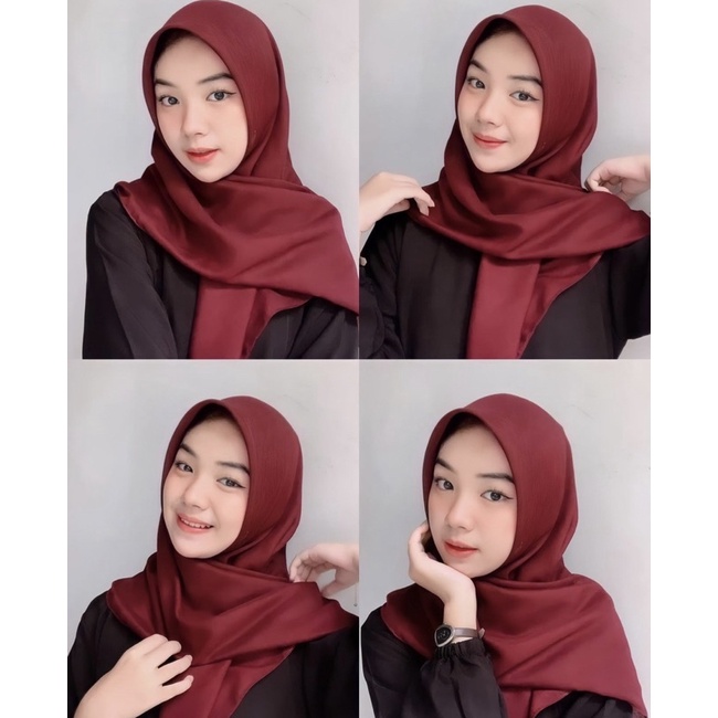 𝐁𝐘 𝐀𝐃𝐈𝐍𝐃𝐀 Paris Premium Voal // Hijab Segiempat Paris Premium Anti Letoy / Square Voal