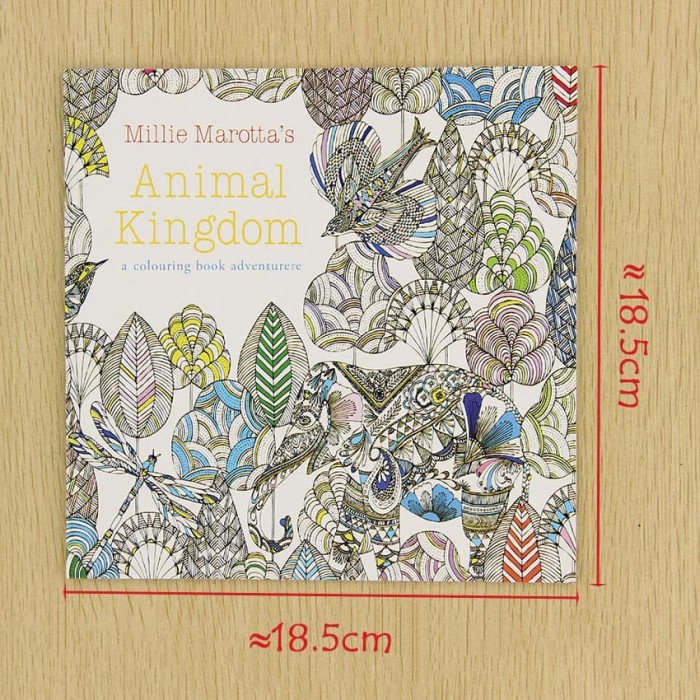 

Bergaransi English Edition Coloring Book - Animal Kigdom (24Pages) Hemat