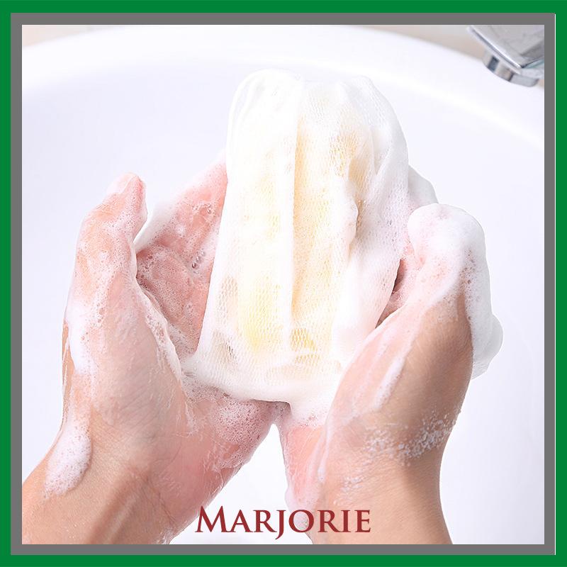 1PC Foaming Mesh Pembersih Wajah Cleansing Mesh Handmade Soap Mesh Bag Sabun pembersih tangan sabun pembersih wajah sabun mandi Bag-MJD