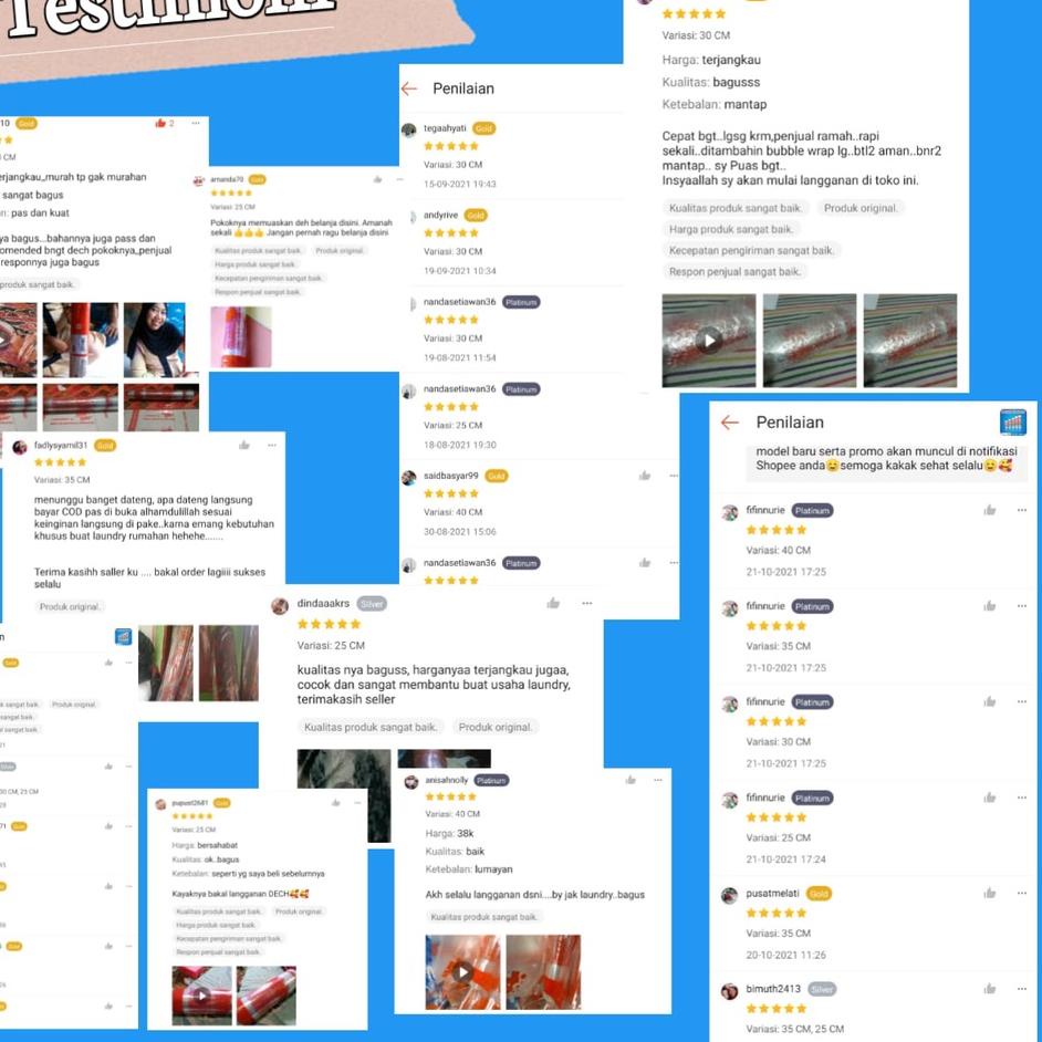 Dijamin Laris Plastik Roll Laundry / Plastik Karpet Printing/ Plastik Karpet Sablon 1kg / Plastik La