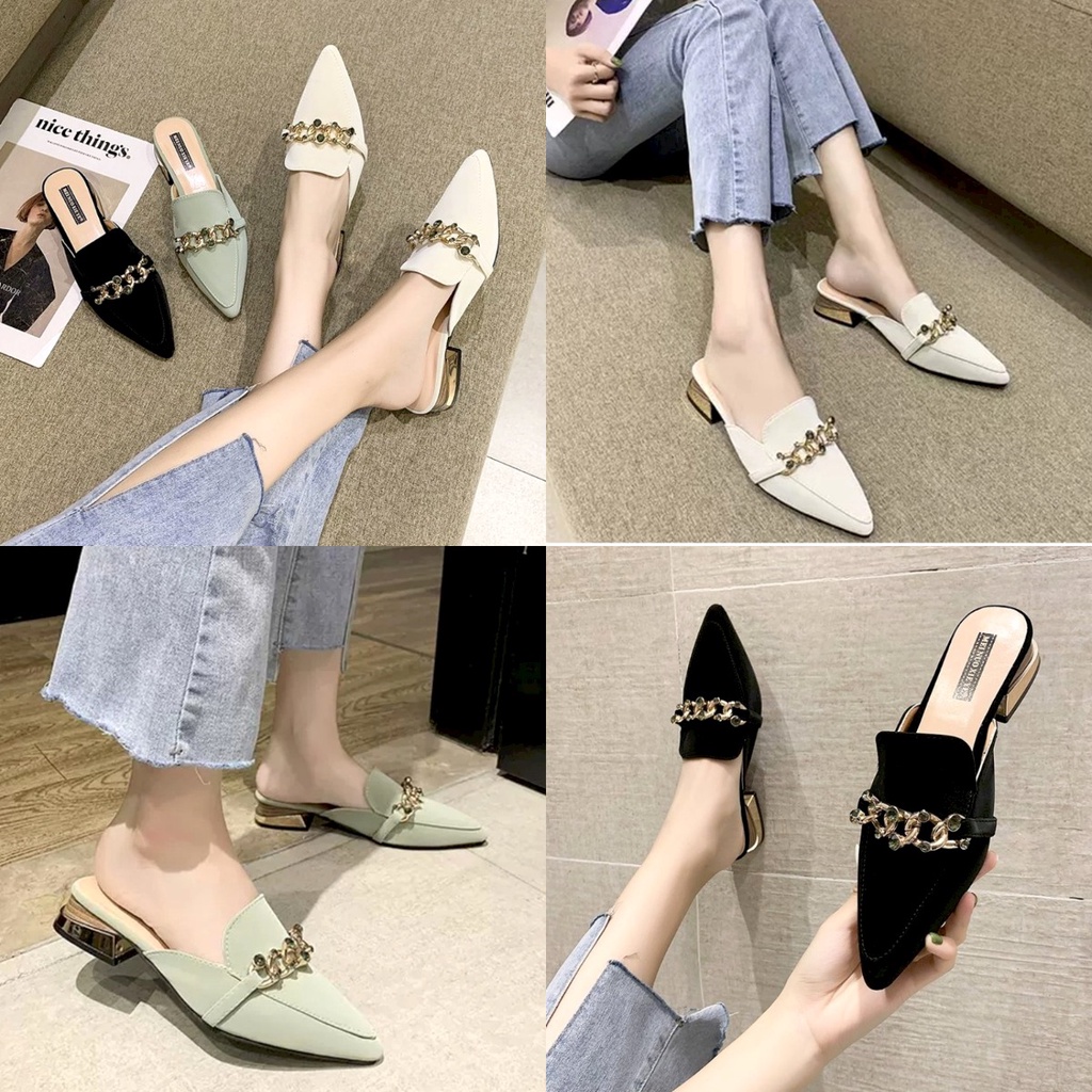 Sandal Slip Wanita 0107770 Sandals Import Chain Slip