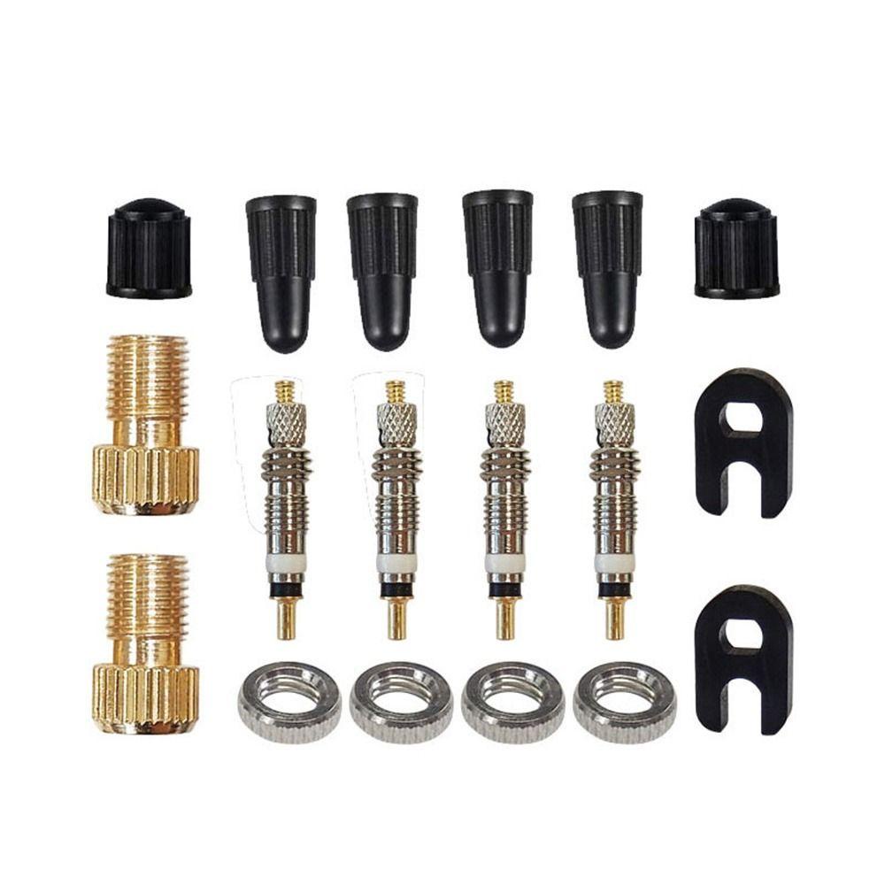 Populer 1set French Presta New Pengganti Plus Cabut Alat Cores+Valve