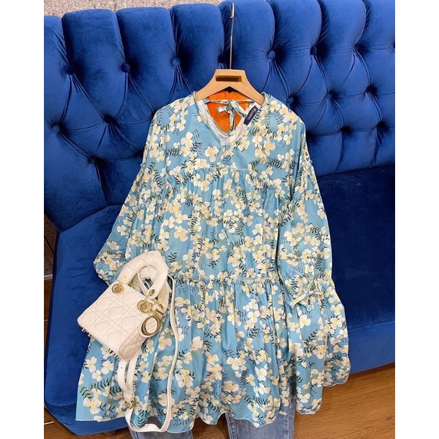 sakura dress tunik blouse bunga premium import bangkok bkk