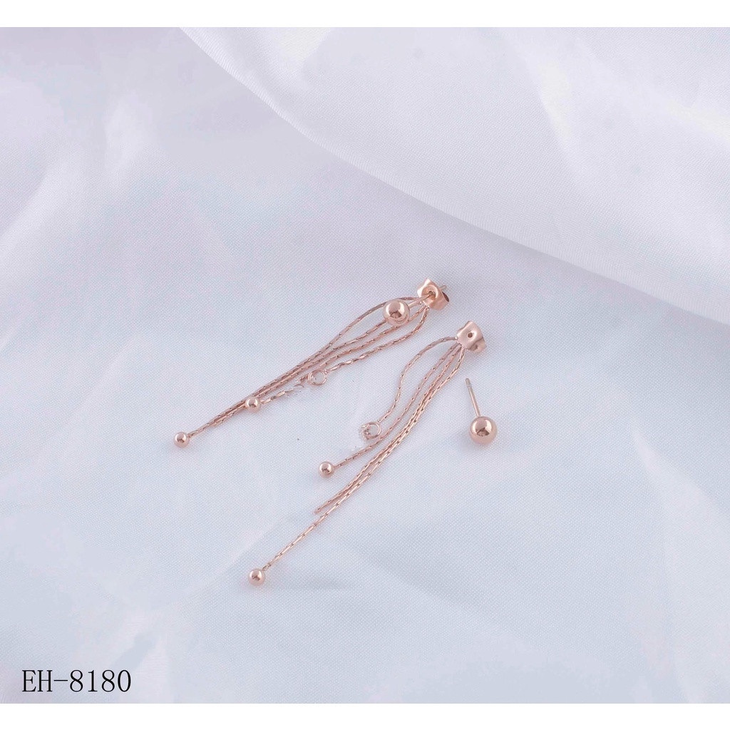 Anting Titanium Panjang Perhiasan Fashion 8180