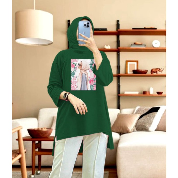 KAOS TUNIK HIJAP FASHION WOMEN OVERSIZE 08