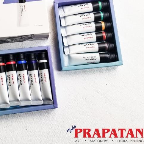 

Miya Himi Acrylic Paint Set 12/18x12ml | Cat Akrilik - 12 Warna