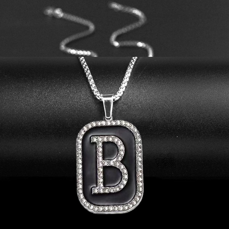 European and Korean B Letter Necklace Women's Fashion Long Necklace