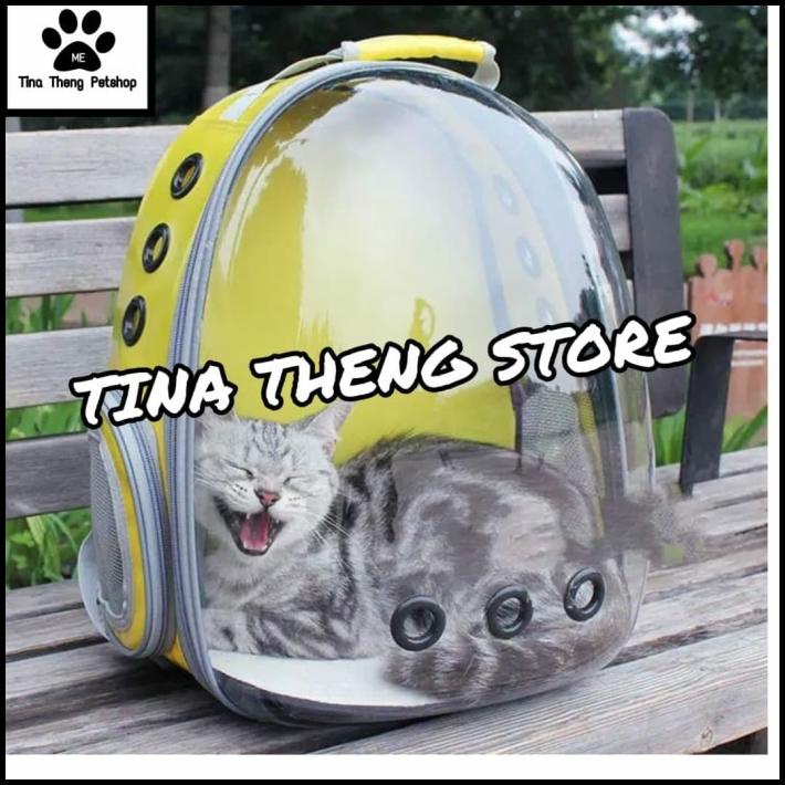 Tas Ransel Anjing Kuncing " Transparant " Tas Travel Anjing Kucing