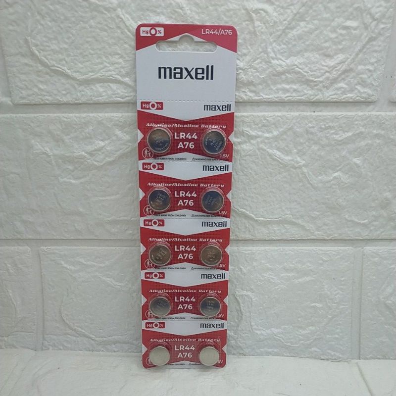 Baterai LR44 /AG13 Maxell ori