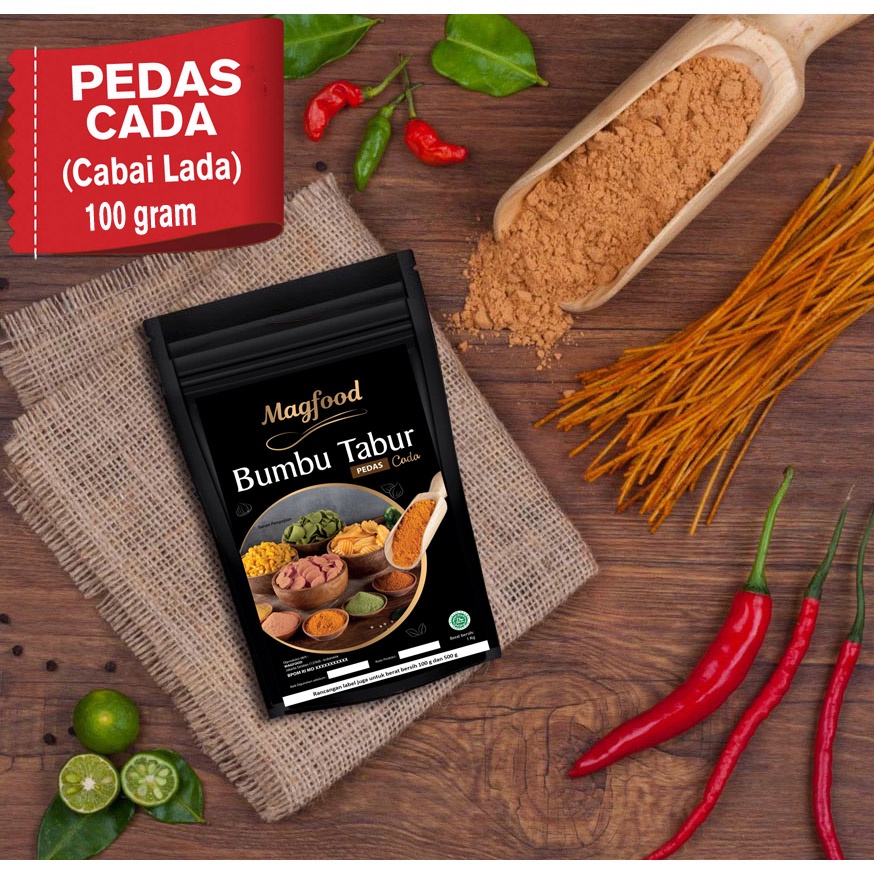 Magfood Bumbu Tabur Pedas Cada (Extra Pedas) 100 gram