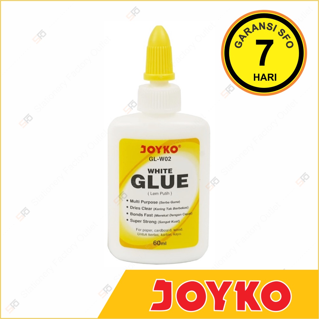 

Lem Putih Joyko 60ml - White Glue GL-W02 - SFO Semarang Official