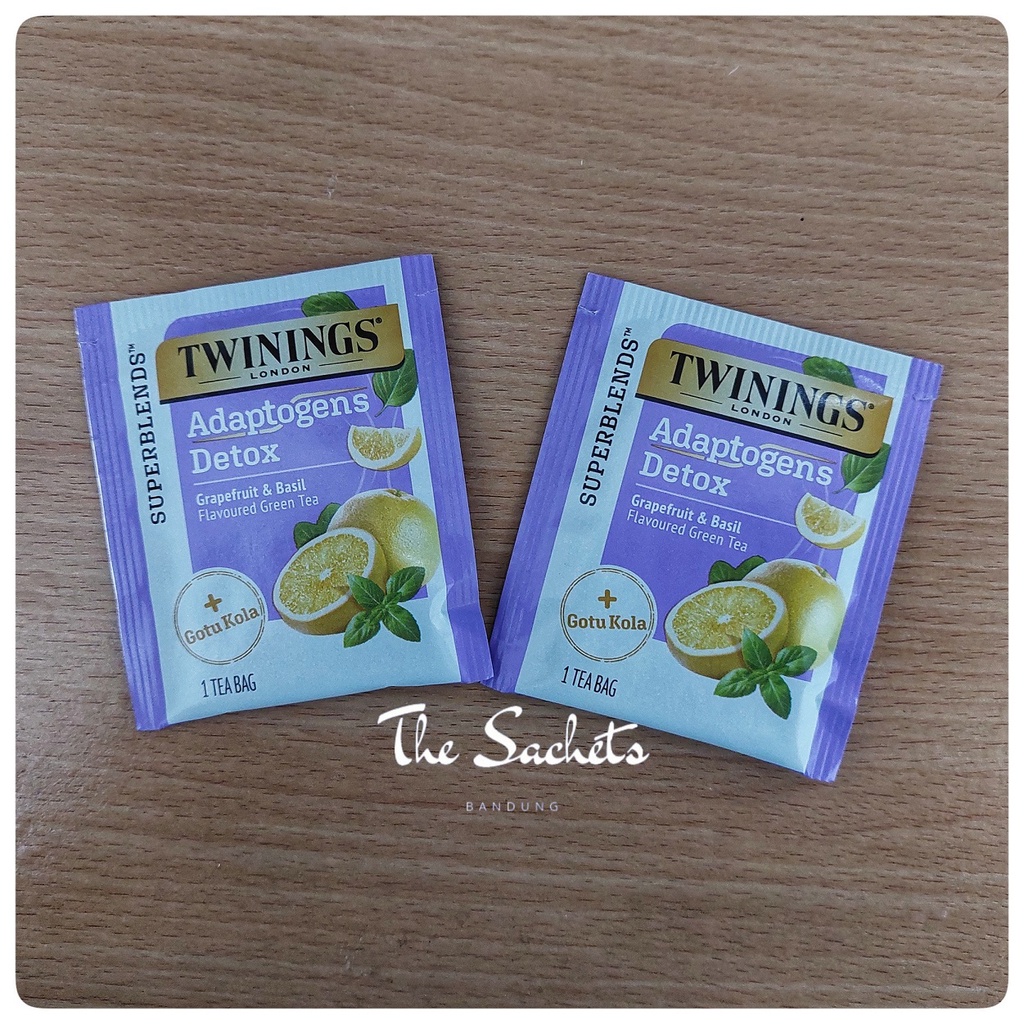 

Twinings Superblends Adaptogens Detox Grapefruit & Basil Green Tea Sachet