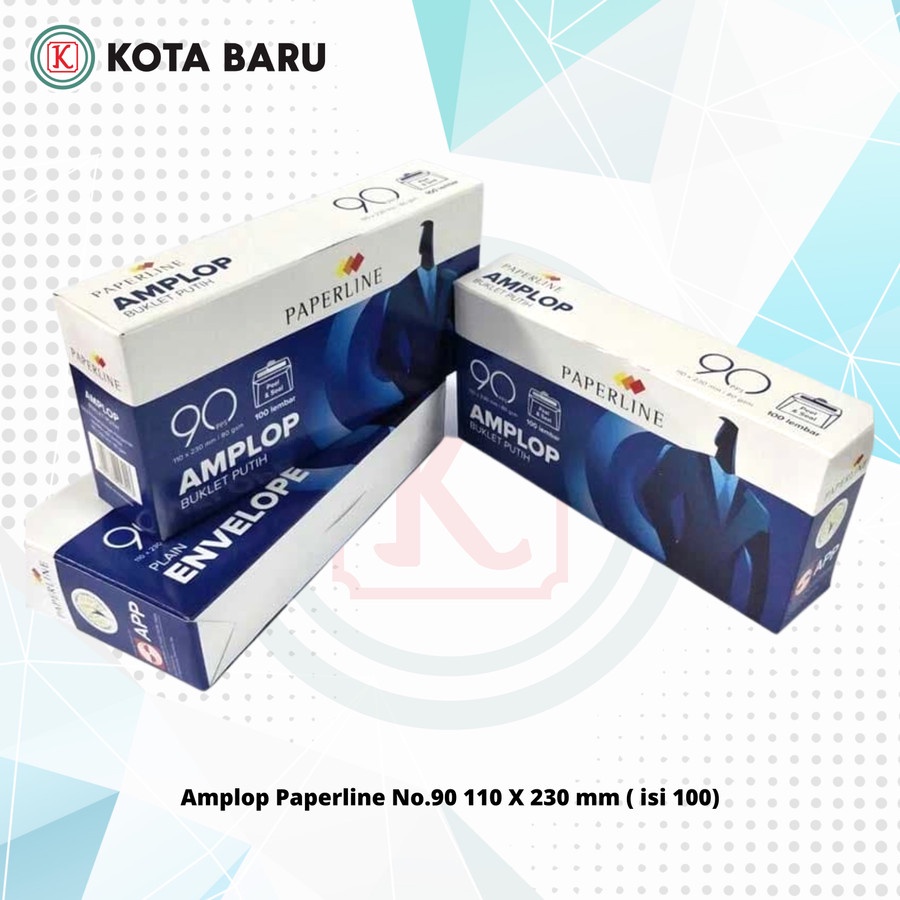 

Amplop Paperline No.90 110 X 230 mm ( isi 100)