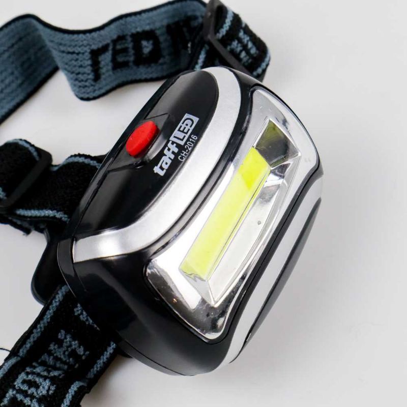 TaffLED Headlamp Flashlight Lampu Kepala Senter Kepala LED Waterproof LED 3 Modes COB