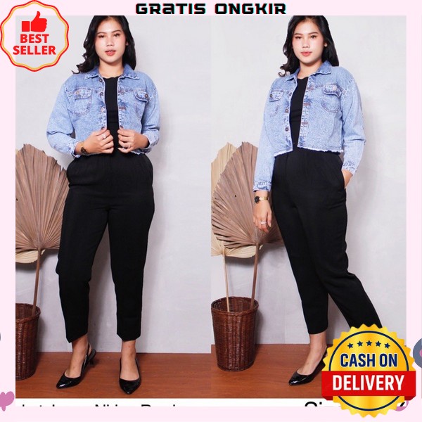 Jaket Jeans Wanita Oversize Sobek Ripped Import Jacket Jins Jaket Jins Wanita Import Jeket Levis Cew