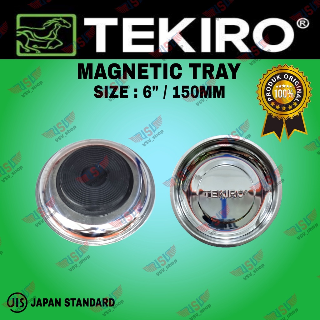 TEKIRO Mangkok Magnet 6inchi Magnetic Tray 150mm Piring Magnet