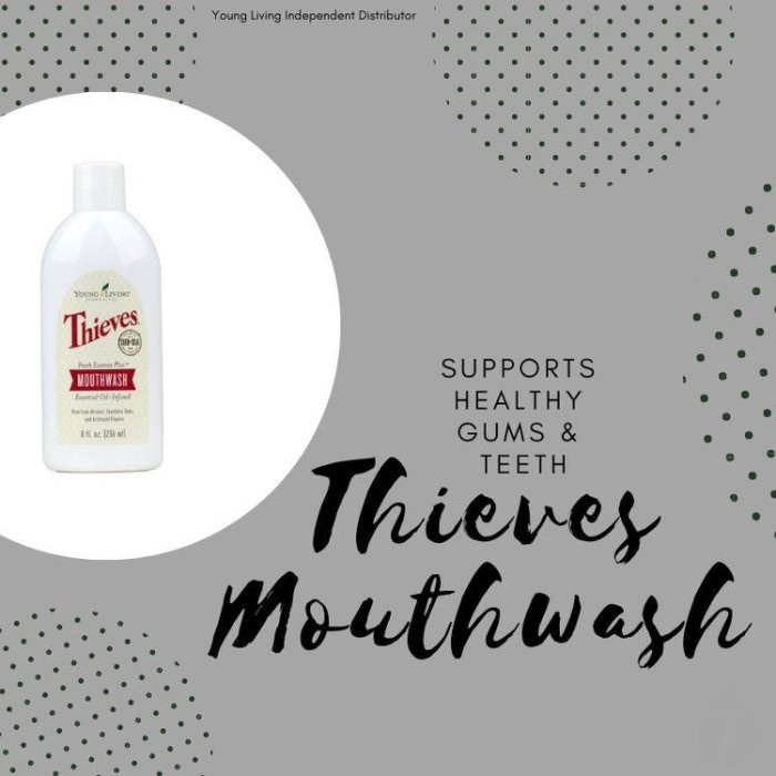 Jual Thieves Fresh Essence Plus Mouthwash (236Ml) Shopee Indonesia