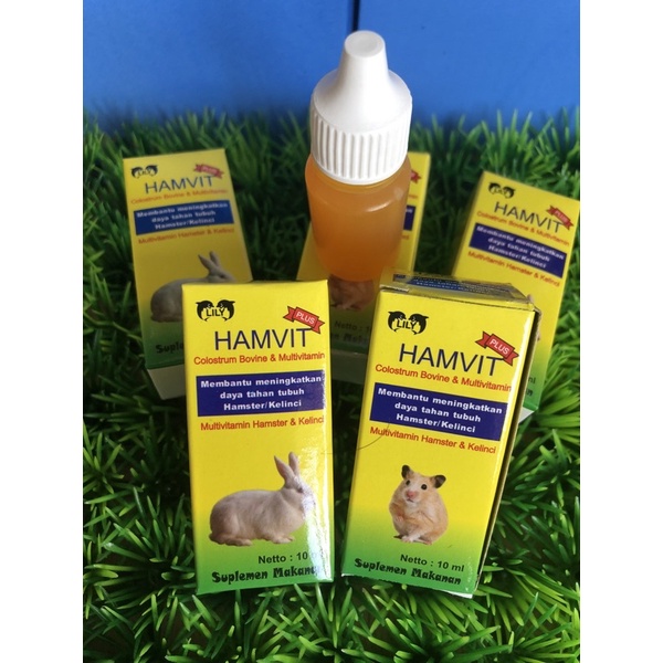 Rp.6.000 |HAMVIT Vitamin Hamster dan Kelinci HAMVIT 10ml Suplemen Makanan Bernutrisi Multivitamin