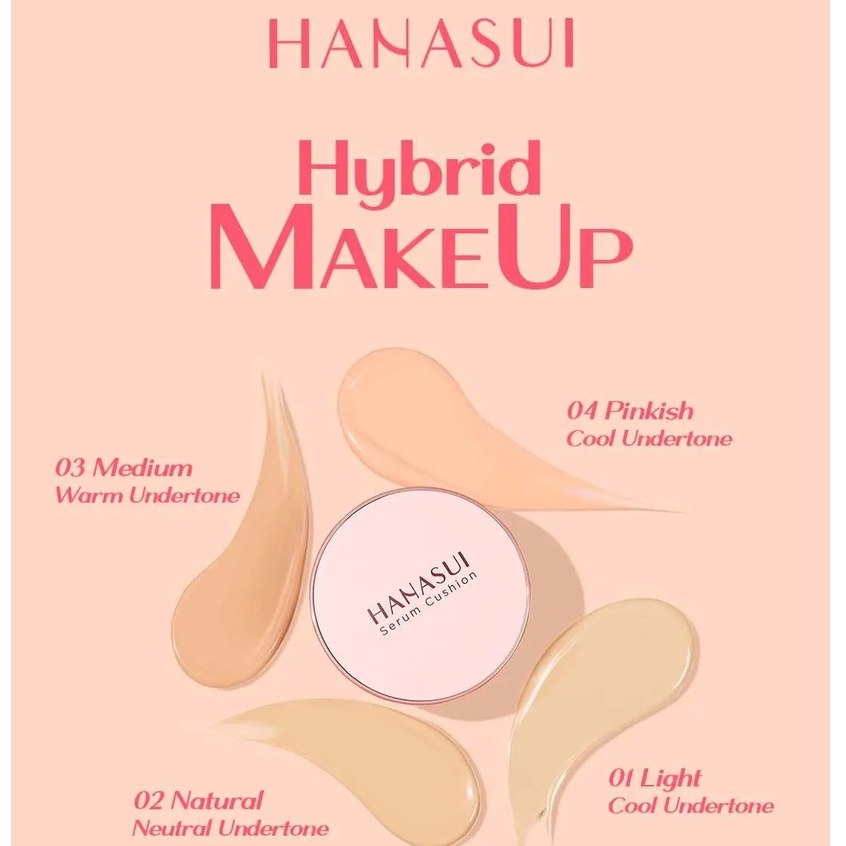 Hanasui Cushion 15gr |Foundation | Perfect Coverage Natural Dewy Finish