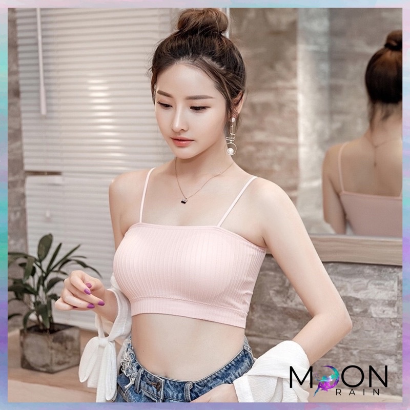 ( GS ) BRA WANITA / BRA KEMBEN SEAMLESS PAKAIAN DALAM WANITA CROP TOP BRALETTE