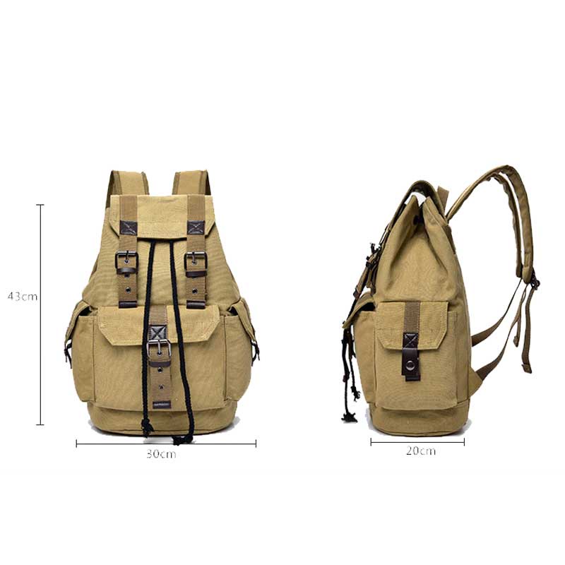 Tas Pria Canvas Bag Extensive Daily Bag School Work Collage Slot Pocket Banyak Comfortable - RK023