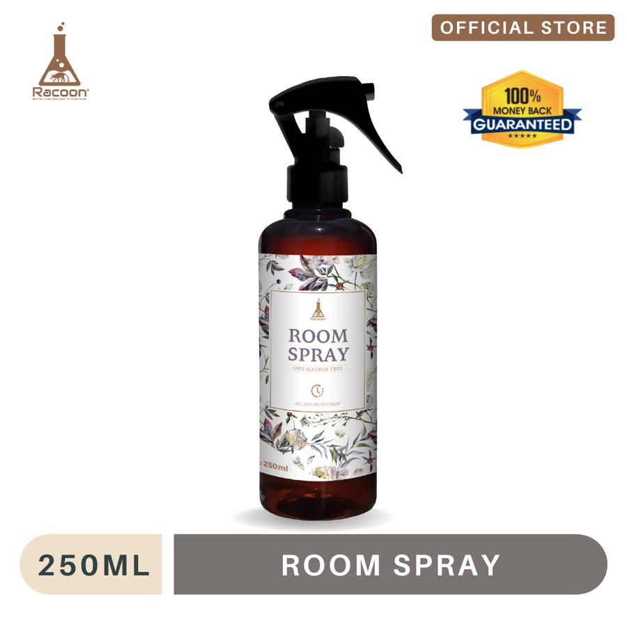 Room Spray RACOON Anti Bacterial &amp; Virus ALCOHOL FREE / Pengharum Ruangan