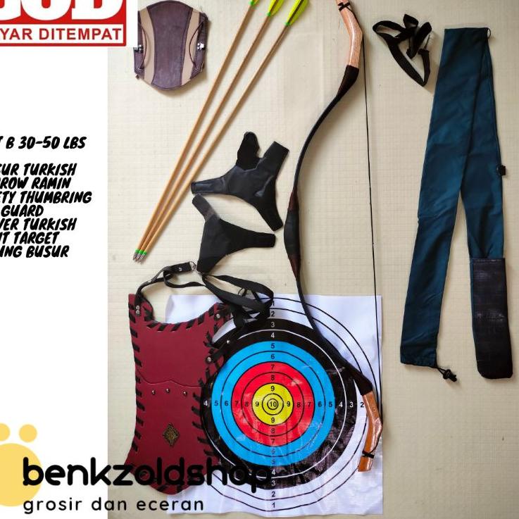 Produk Terkeren Minggu AL-FATHAN - paket busur panah horsebow flath lengkap aitk314