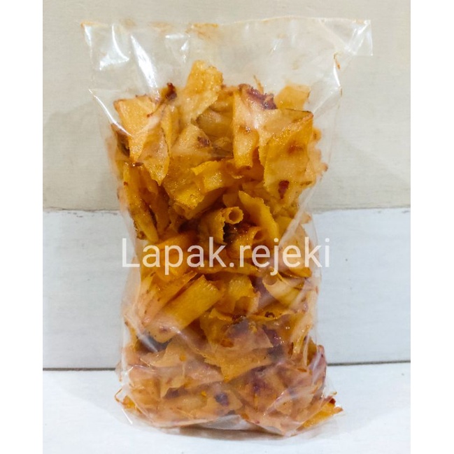 

Kerupuk Ubi Pedas Asin Manis -+90gram Khas Selatpanjang / Cemilan / Kerupuk Ubi Enak