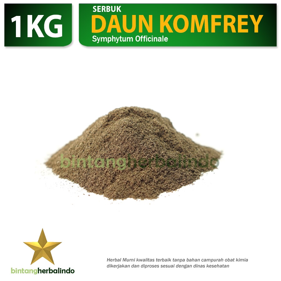 Jual Serbuk Herbal Daun Komfrey Rematik Radang Sendi Nyeri Ulu Hati Kg Shopee Indonesia