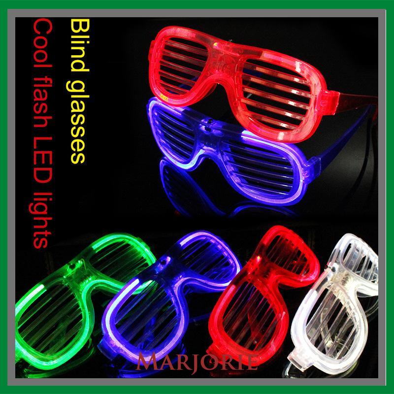 LED Kacamata Nyala Malam Colorful Eyeglass Aksesoris Fashion-MJD