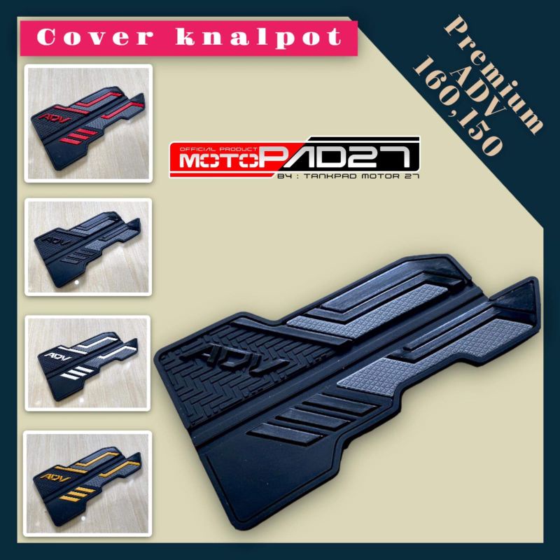 Sticker stiker rubber karet cover knalpot Honda ADV 160