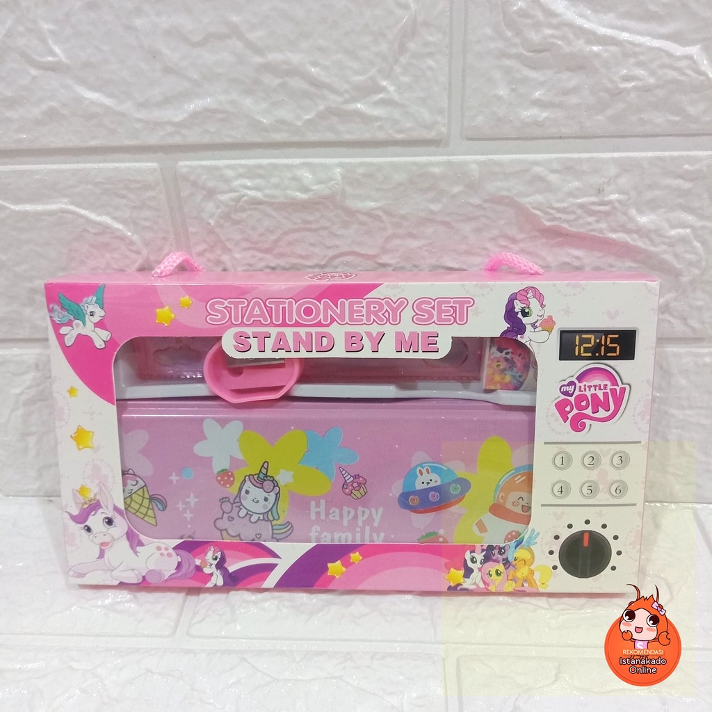 

Study Set Paket Alat Tulis Karakter My Little Pony | Unicorn Pink PS006580