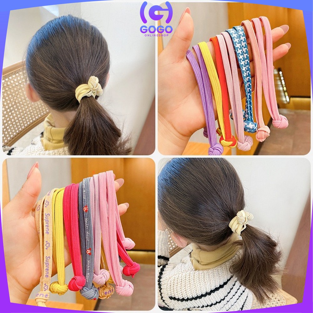 GOGO-C334 Karet Ikat Rambut Elastis Scrunchie Rubber Band / Karet Rambut Anak / Kuncir Rambut Wanita / Ikat Rambut Korean Style