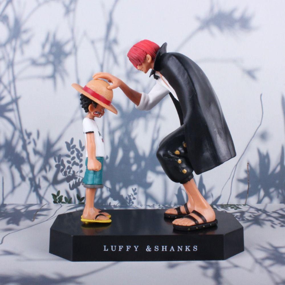 [Elegan] Monkey D Luffy Model Figure Mainan Dekorasi Meja Boneka PVC Koleksi Mainan Kartun Anime Props Luffy Figure Model