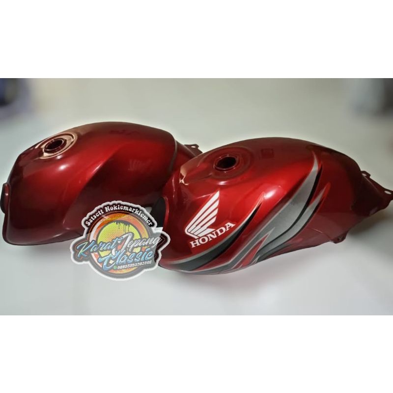 TANGKI MEGAPRO NEW MEGAPRO PRIMUS MERAH MARON