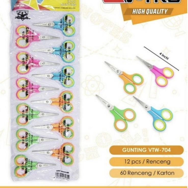 

Baru 정 untuk 1 renteng=12 pcs Gunting Kecil Warna/pemotong/ scissors
